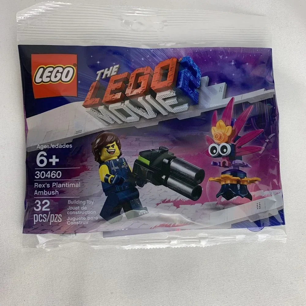 LEGO Movie 2 Rex's Plantimal Ambush Polybag 30460 New Sealed 32‎ Pieces